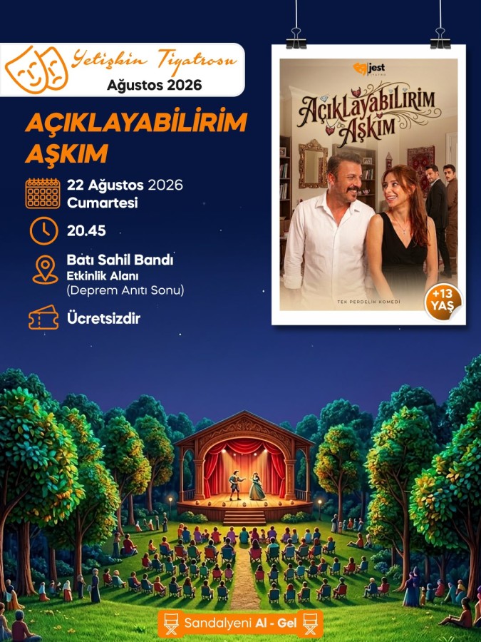 “AÇIKLAYABİLİRİM AŞKIM” TİYATROSEVERLERLE BULUŞACAK